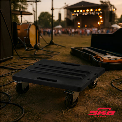 SKB Roto Rack/Shallow Rack Caster Platform with 4 Locking Wheels for Transport
