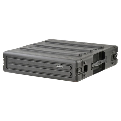 SKB 2U Roto Rack Case Polyethylene Gear Protector, Stackable, Waterproof, Black