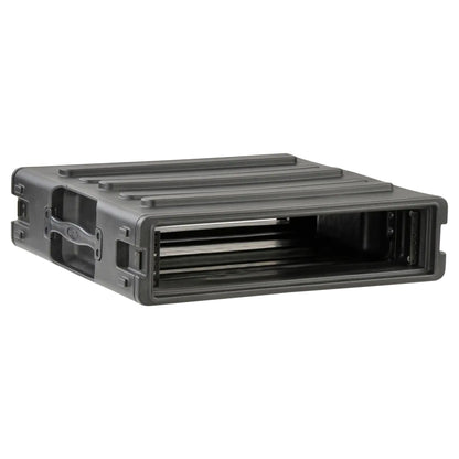 SKB 2U Roto Rack Case Polyethylene Gear Protector, Stackable, Waterproof, Black