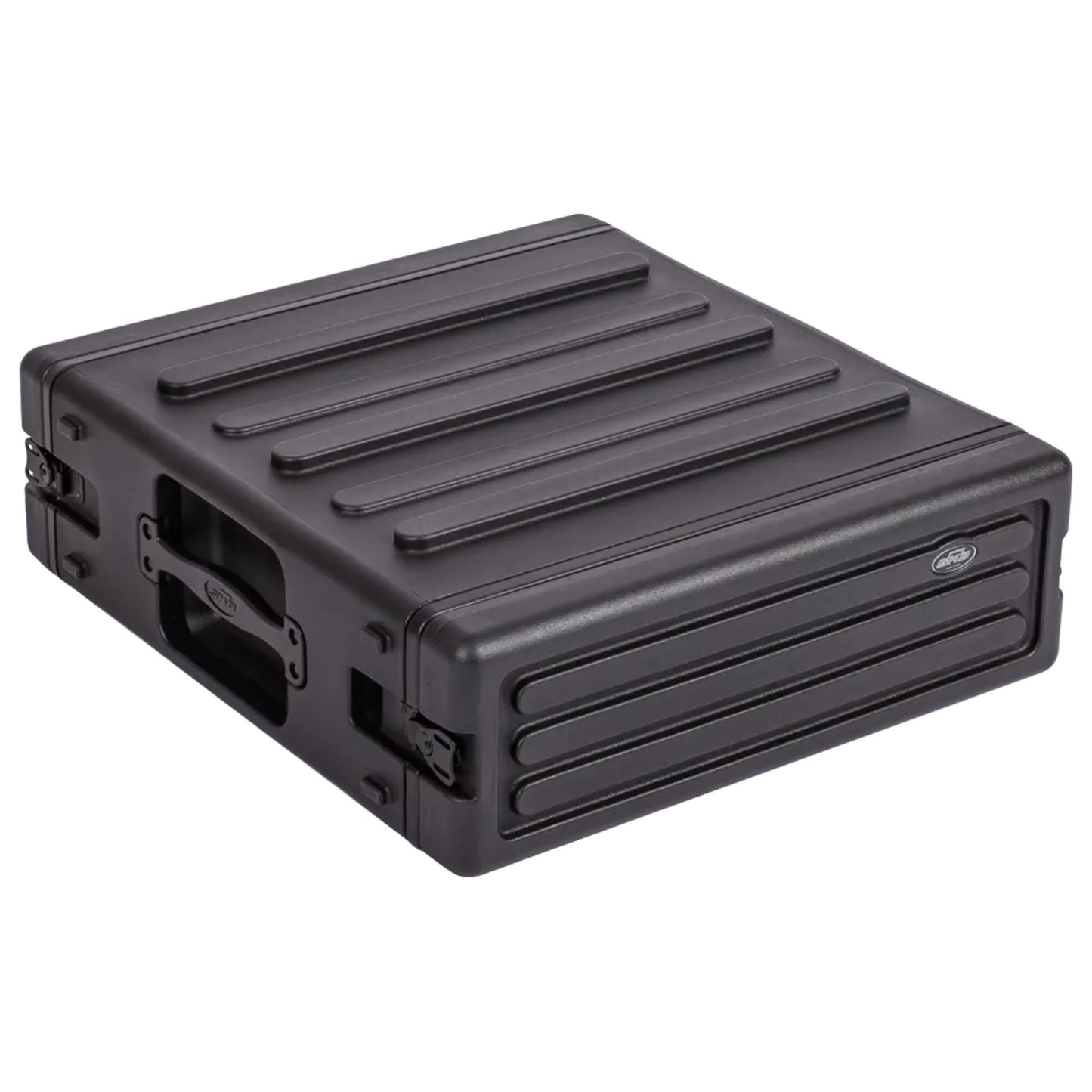 SKB 3U Roto Rack Case Polyethylene Gear Protector, Stackable, Waterproof, Black