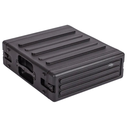 SKB 3U Roto Rack Case Polyethylene Gear Protector, Stackable, Waterproof, Black