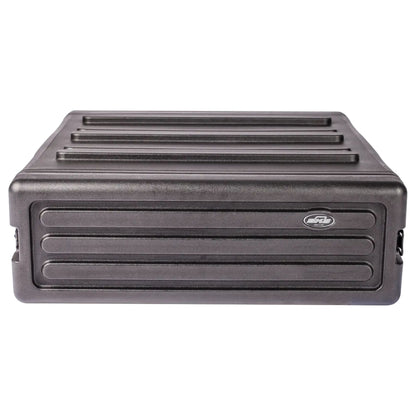 SKB 3U Roto Rack Case Polyethylene Gear Protector, Stackable, Waterproof, Black