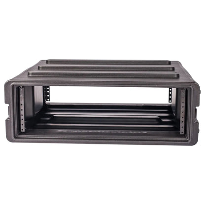 SKB 3U Roto Rack Case Polyethylene Gear Protector, Stackable, Waterproof, Black