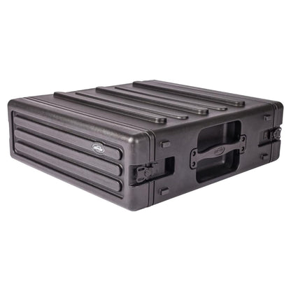 SKB 3U Roto Rack Case Polyethylene Gear Protector, Stackable, Waterproof, Black
