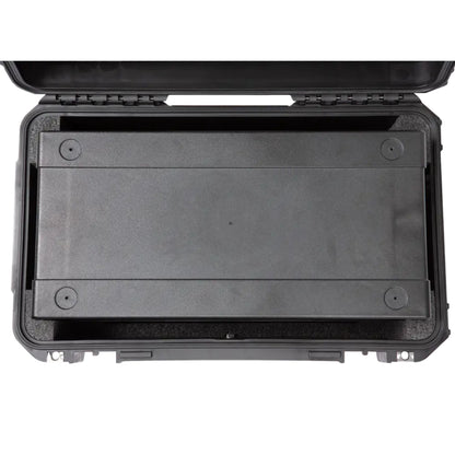 SKB iSeries 3U Shallow Fly Rack, Waterproof Polypropylene Hard Case, 9 Inch