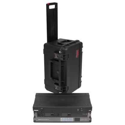 SKB iSeries 3U Shallow Fly Rack, Waterproof Polypropylene Hard Case, 9 Inch