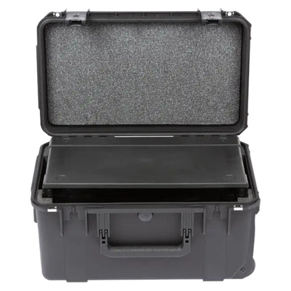 SKB iSeries 3U Shallow Fly Rack, Waterproof Polypropylene Hard Case, 9 Inch