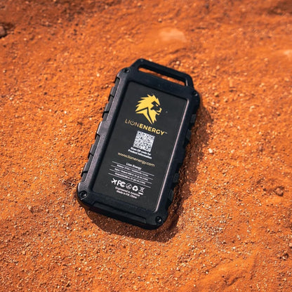 Lion Energy Lion Cub Portable Power Bank with Built-In 50 Lumens Floodlight