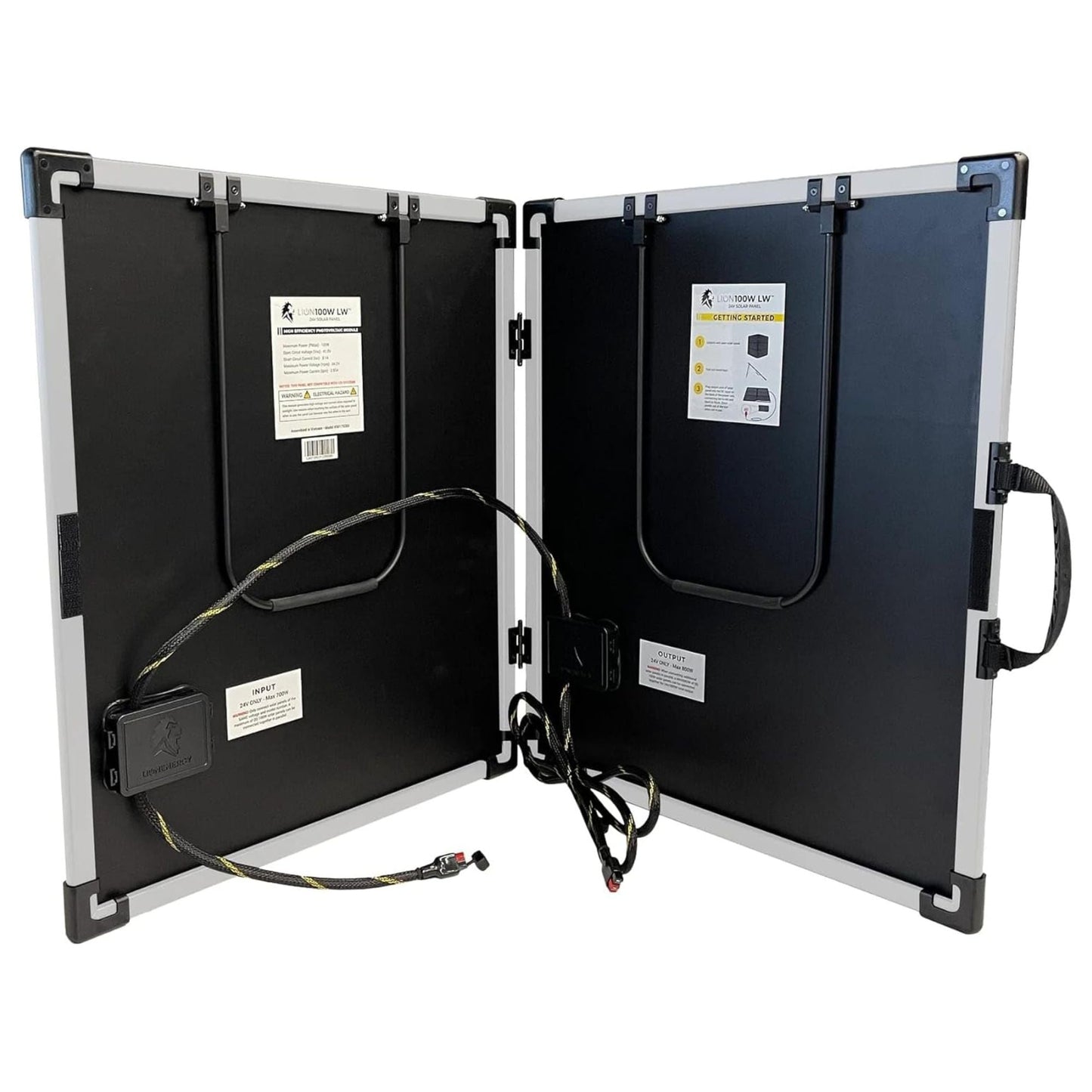 Lion Energy 100 Watt 12V Portable Solar Panel for RV, Outdoor Camping and Travel