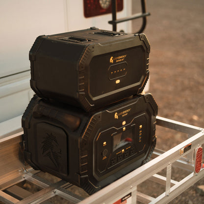 Lion Energy Safari Solar Power Generator, Multiple Outputs, 3,000 Watts, Black