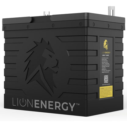 Lion Energy Lithium Rechargeable Deep Cycle Battery, Bluetooth, UT1300 BT, Black