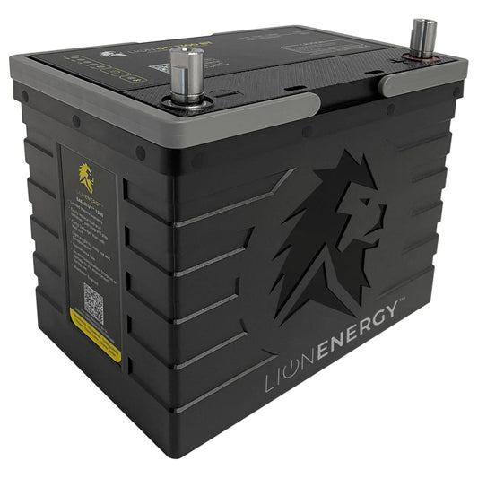 Lion Energy Lithium Rechargeable Deep Cycle Battery, Bluetooth, UT1300 BT, Black