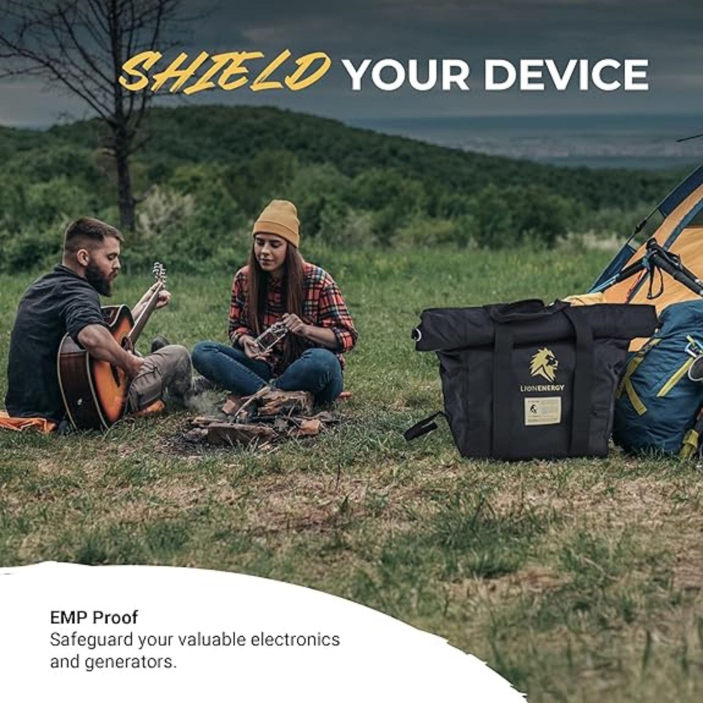 Lion Energy EMP Bag, Tactical Carry Pack for Generators & Electronics Protection