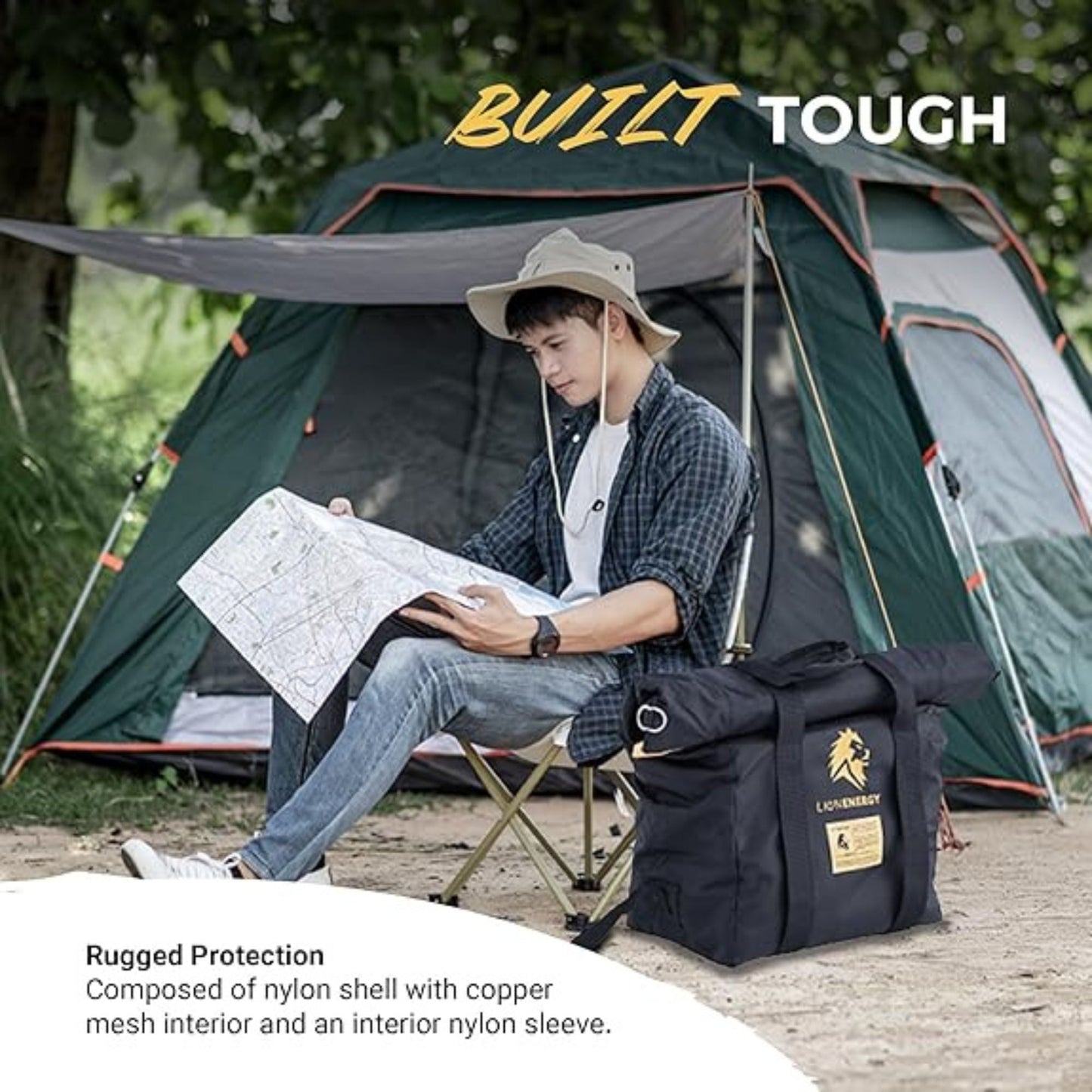 Lion Energy EMP Bag, Tactical Carry Pack for Generators & Electronics Protection