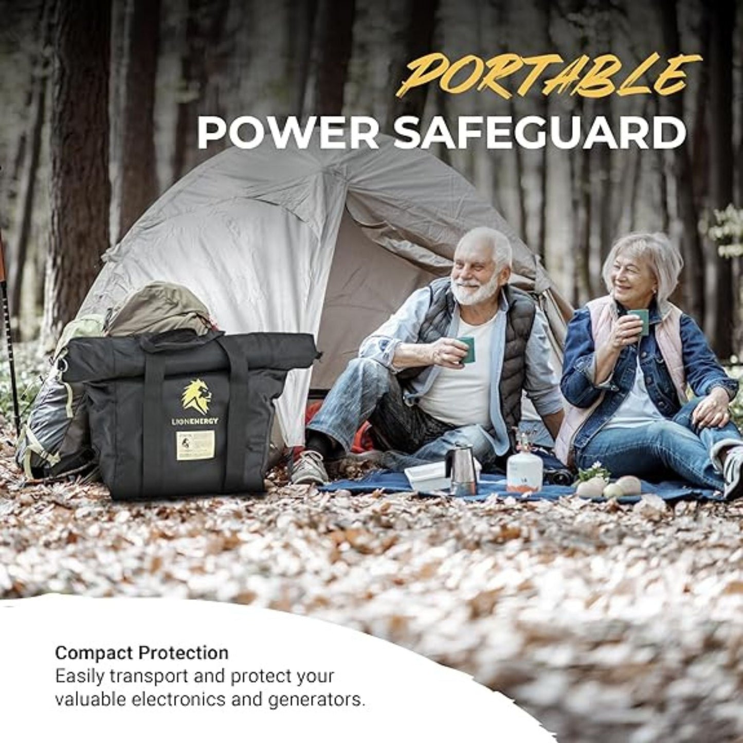 Lion Energy EMP Bag, Tactical Carry Pack for Generators & Electronics Protection