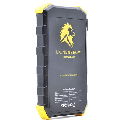 Lion Energy Prowler Power Bank, Portable Wireless Phone Charger with Flashlight