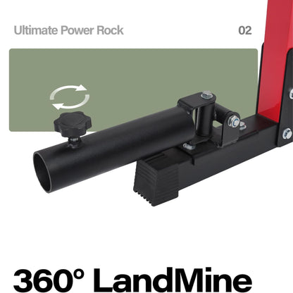 Major Fitness Drone 1 Power Cage, Multi-Function Strength Training Rack, Red