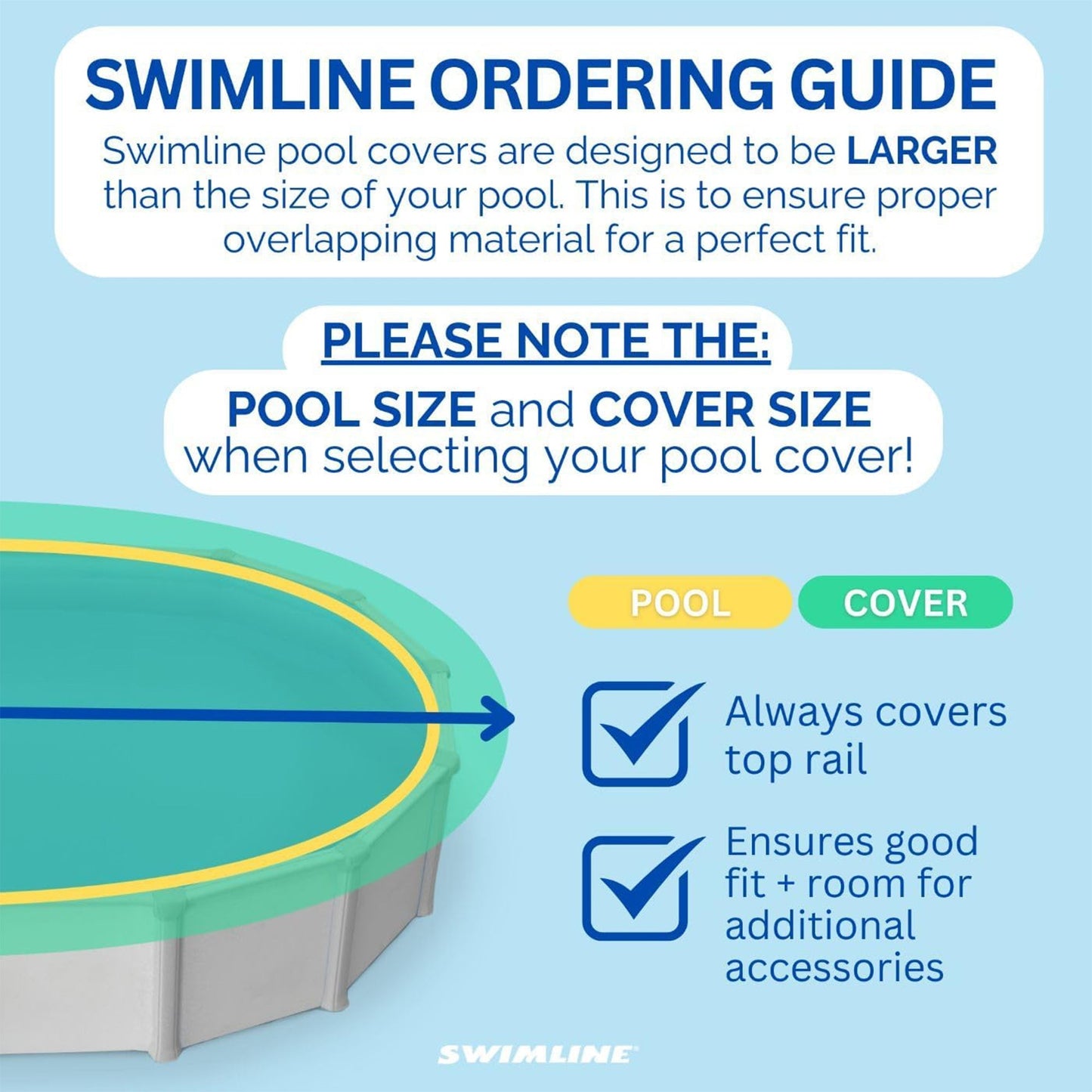Swimline Hydrotools Supreme Guard Winter Cover for 28' Above Ground Round Pools