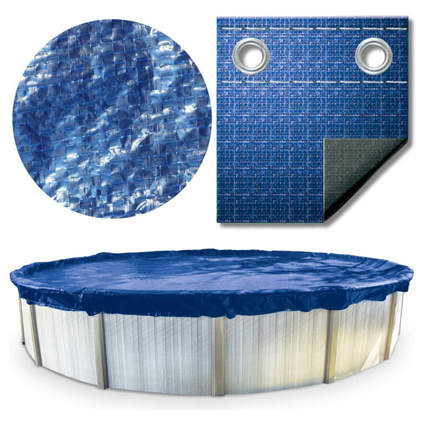 Swimline Hydrotools Super Guard Winter Cover for 12x24' Above Ground Oval Pools