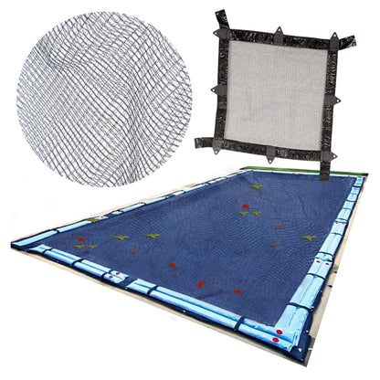 Swimline Hydrotools Leaf Net Winter Pool Cover for 12x20 Ft Above Ground Pools