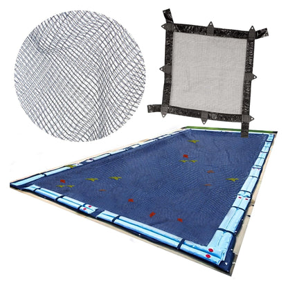 Swimline Hydrotools Winter Leaf Net, Cover for Above Ground Pool, 20x28’, Black