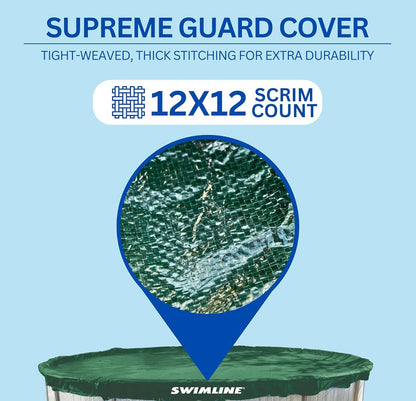 Swimline Hydrotools Supreme Guard Winter Cover for 30' Above Ground Round Pools