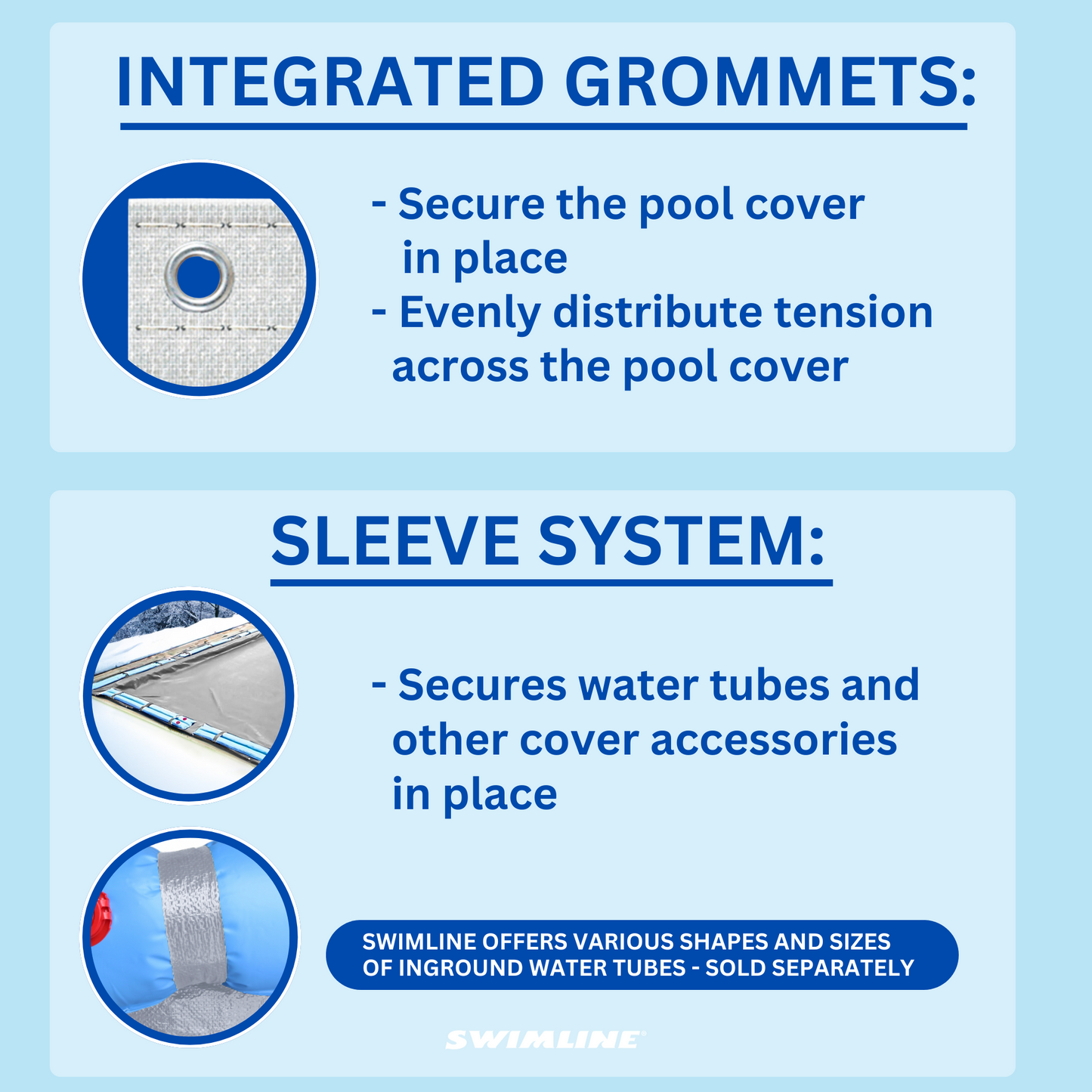 Swimline Hydrotools Silver King Winter Pool Cover for 30 x 60 Ft Inground Pools