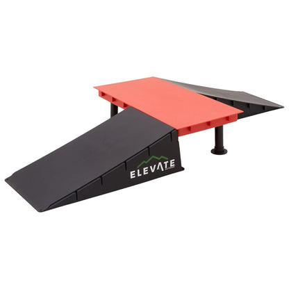Elevate Outdoor EZ-Link Skateboard Ramp 3-Piece Set with 3 Setup Options, Orange