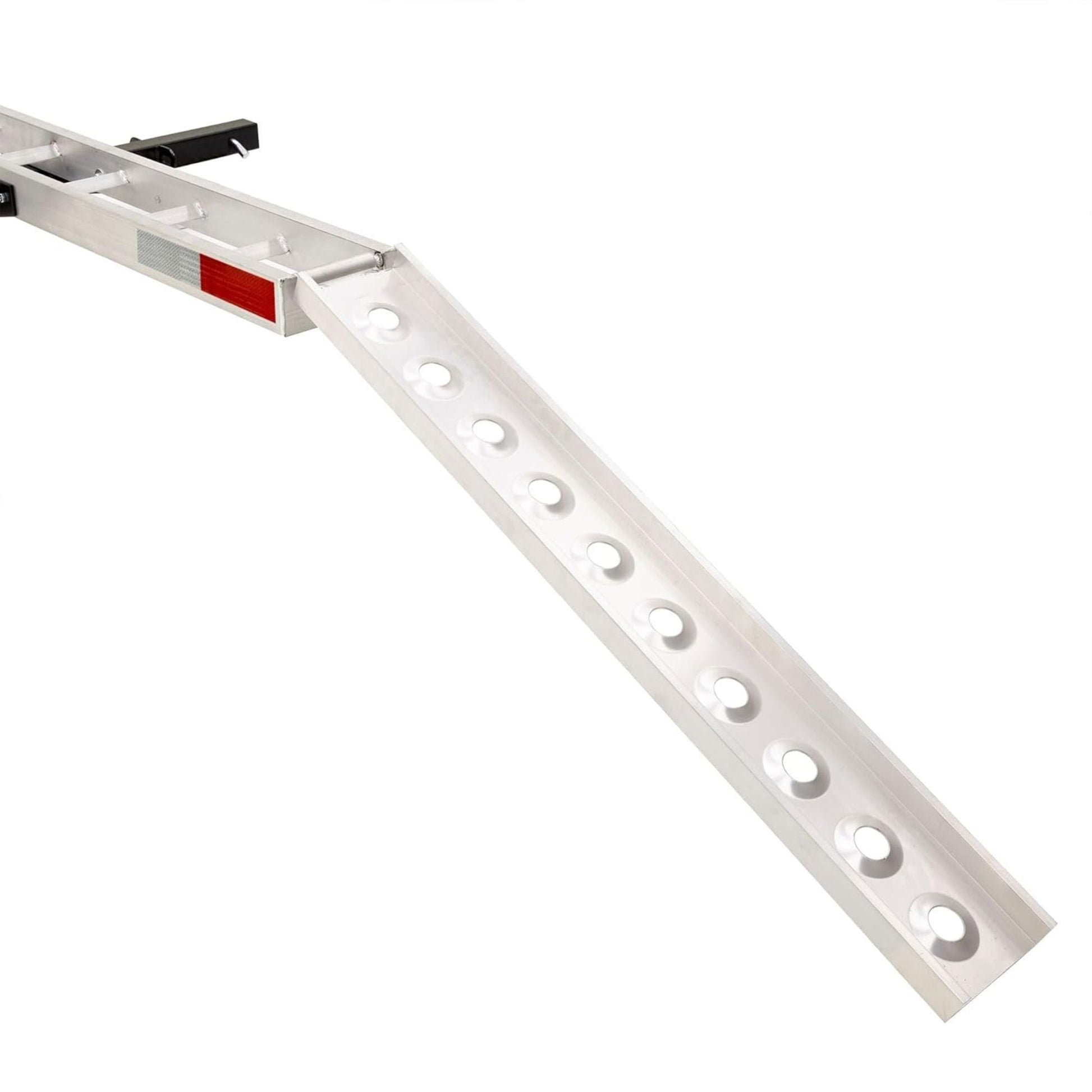 Black Widow Dirt Bike Carrier with Wheel Chock and 400 Pound Capacity, Silver - Find Fresh Goods