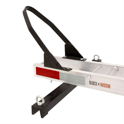 Black Widow Dirt Bike Carrier with Wheel Chock and 400 Pound Capacity, Silver - Find Fresh Goods