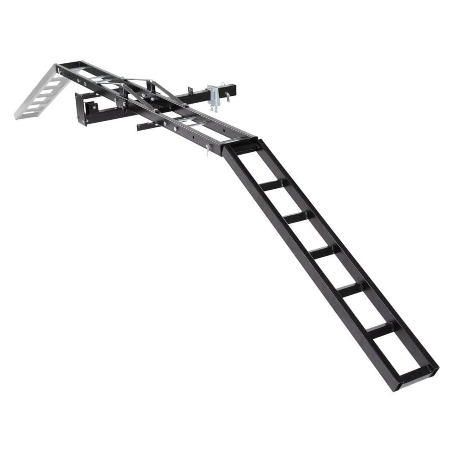 Black Widow Motorcycle Bike Carrier with Ramp for 2" Hitch, 500 Pound Capacity - Find Fresh Goods