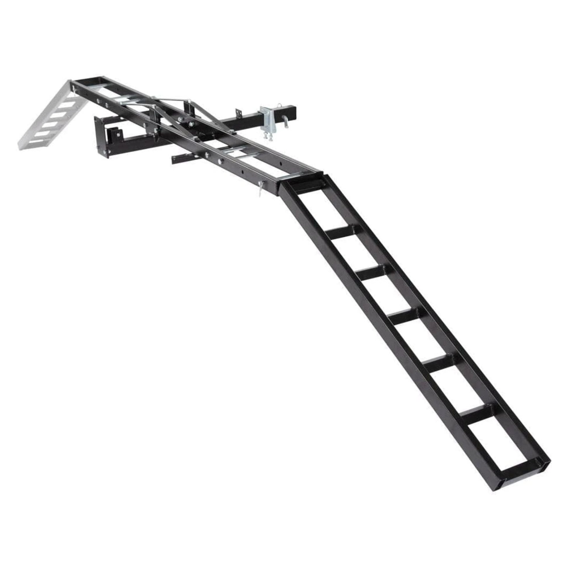 Black Widow Motorcycle Bike Carrier with Ramp for 2" Hitch, 500 Pound Capacity - Find Fresh Goods
