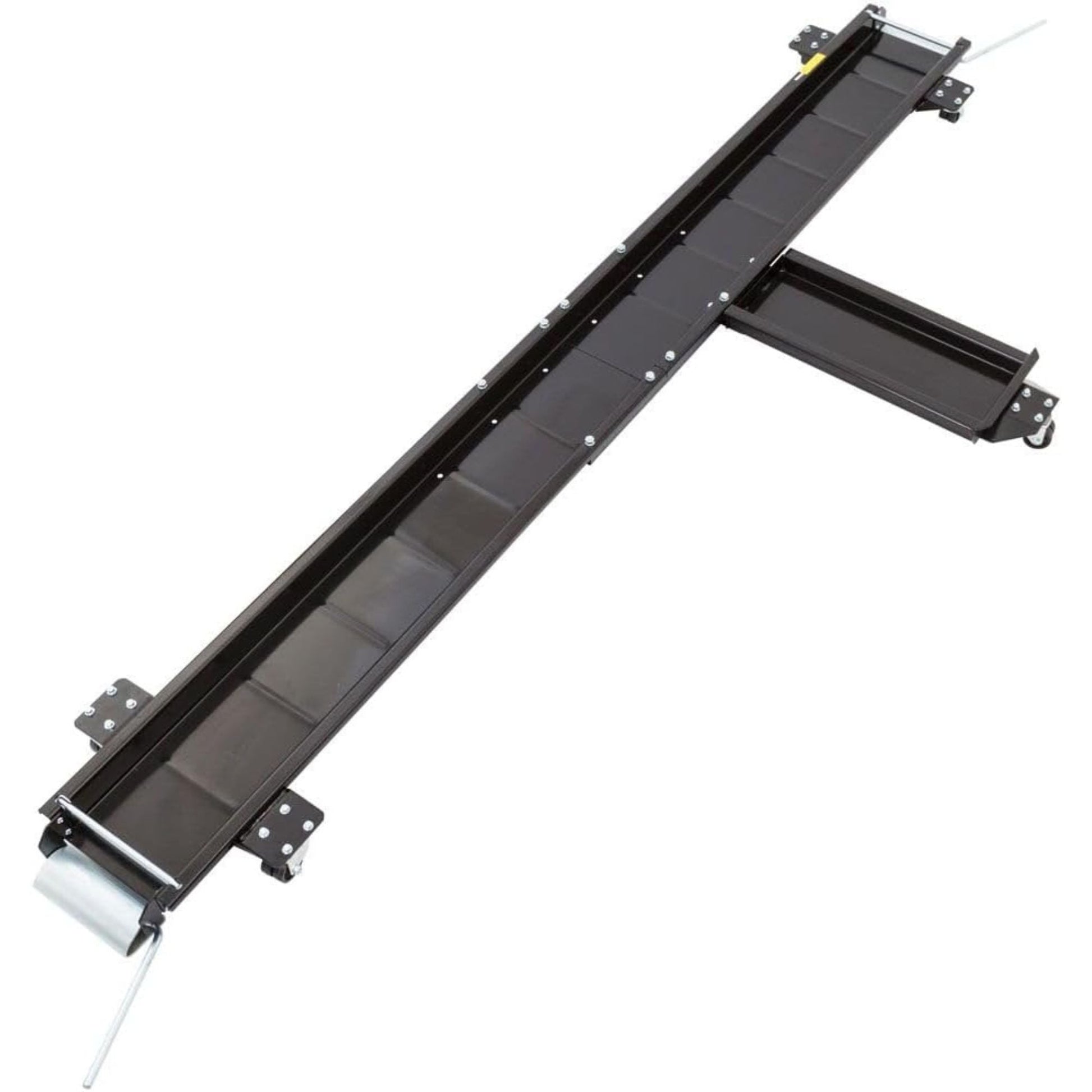 Black Widow Heavy Duty Motorcycle Dolly and Cruiser Garage Storage Ramp, Black - Find Fresh Goods