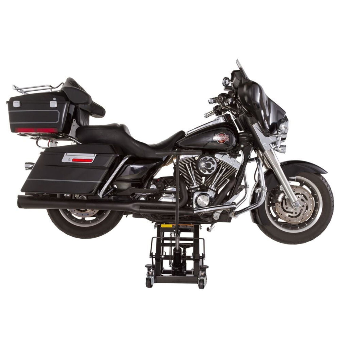 Black Widow Motorcycle and ATV Hydraulic Lift Jack Stand up to 1500 Pound, Black - Find Fresh Goods