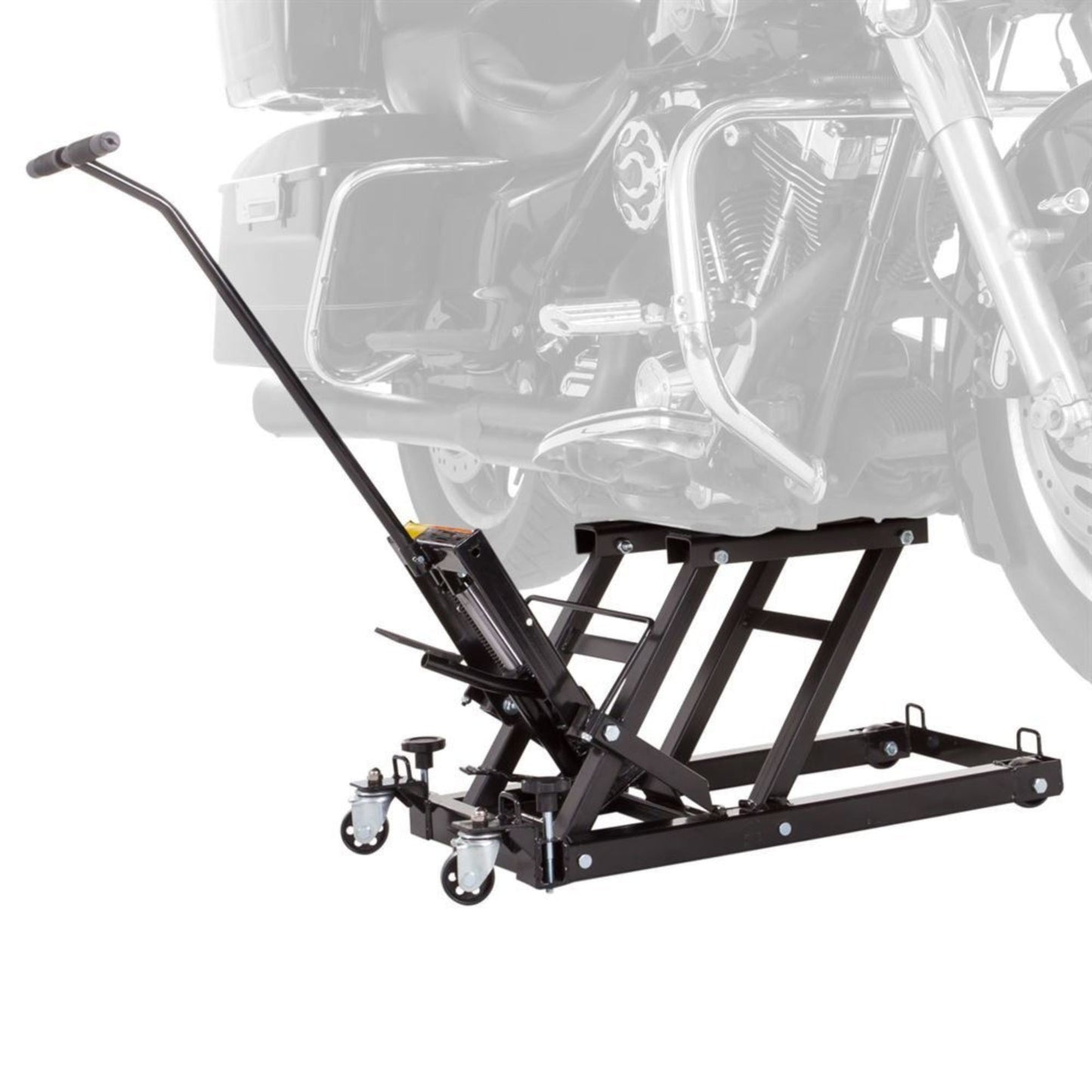 Black Widow Motorcycle and ATV Hydraulic Lift Jack Stand up to 1500 Pound, Black - Find Fresh Goods