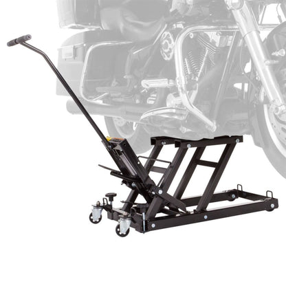 Black Widow Motorcycle and ATV Hydraulic Lift Jack Stand up to 1500 Pound, Black - Find Fresh Goods