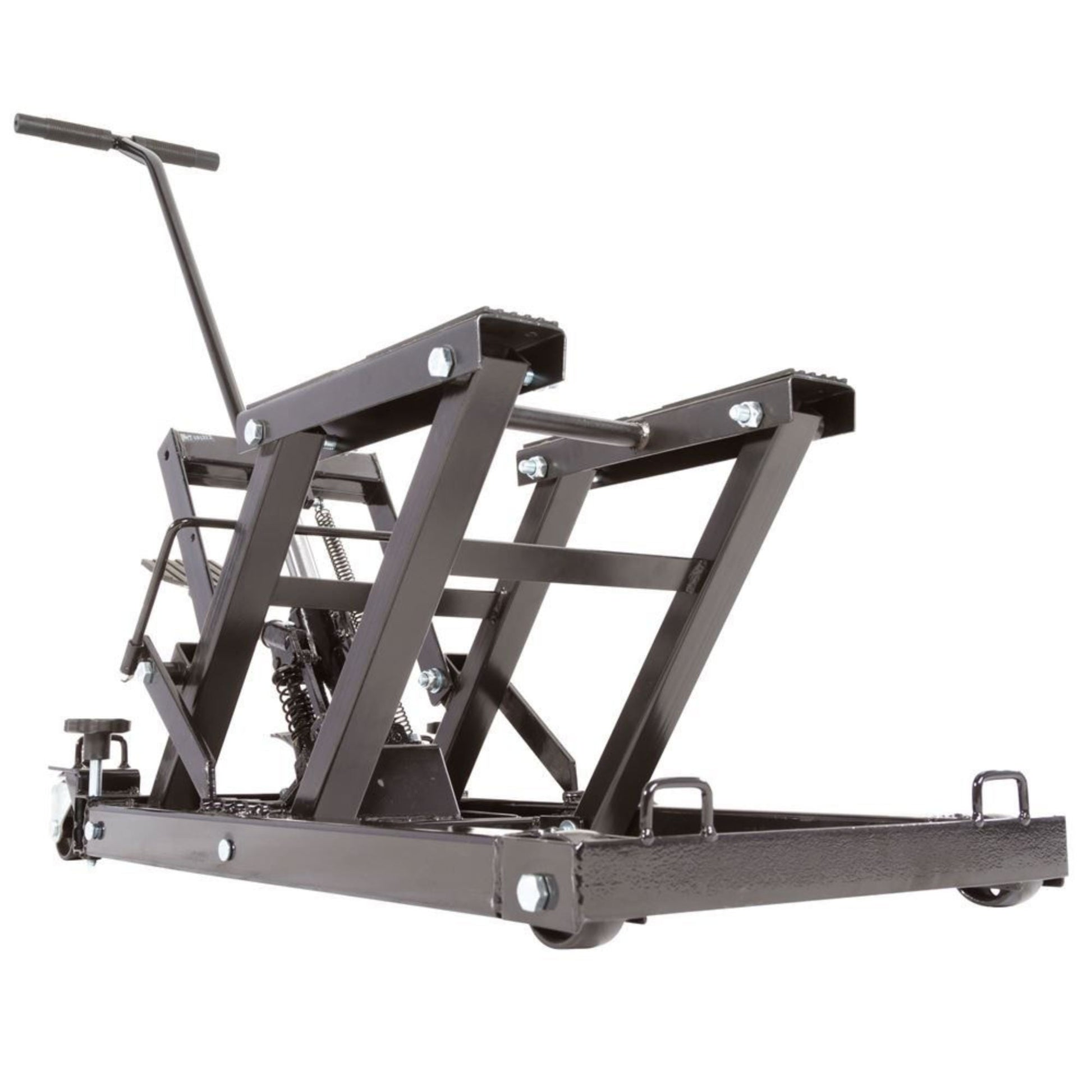 Black Widow Motorcycle and ATV Hydraulic Lift Jack Stand up to 1500 Pound, Black - Find Fresh Goods