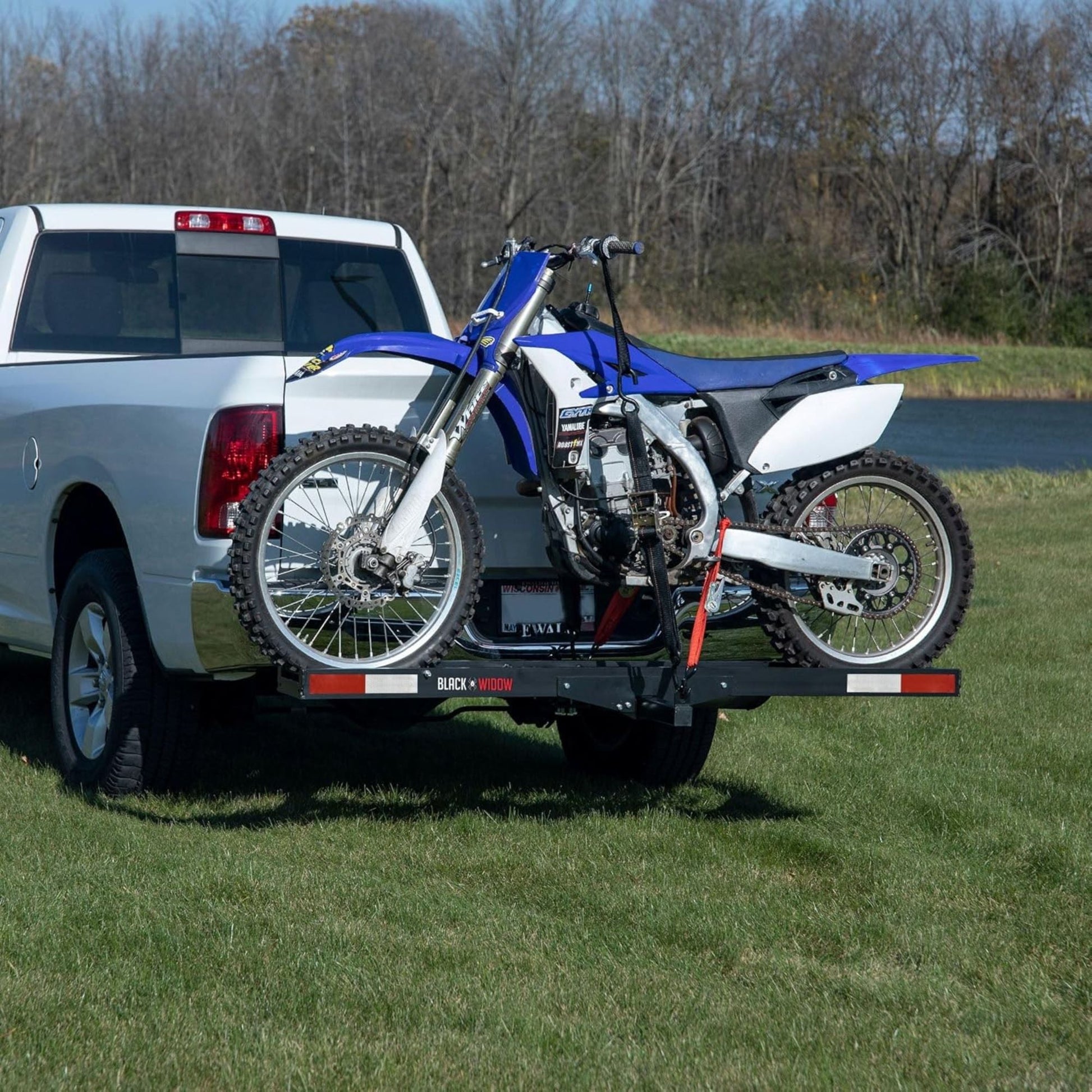 Black Widow Pro Anodized Aluminum Dirt Bike Carrier, 400 Pound Capacity, Black - Find Fresh Goods