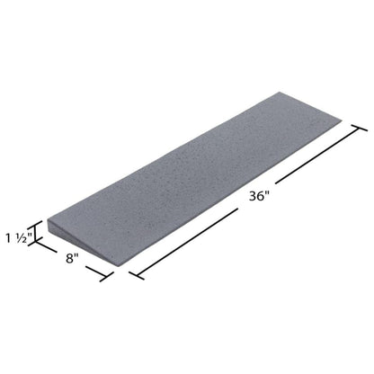 VersaRamp Lightweight Foam Threshold Ramp for Wheelchairs, 1.5 Inch Rise, Gray