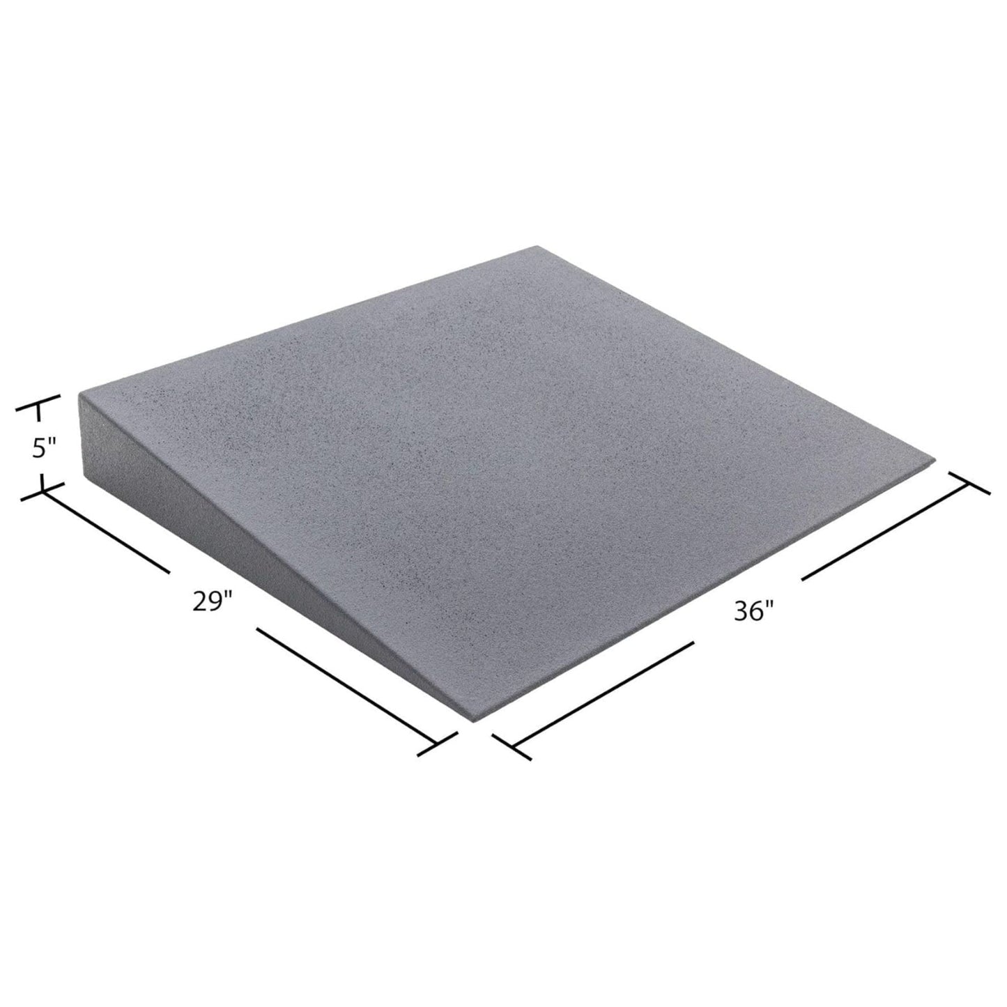 VersaRamp Lightweight Foam Threshold Ramp for Wheelchairs, 5 Inch Rise, Gray