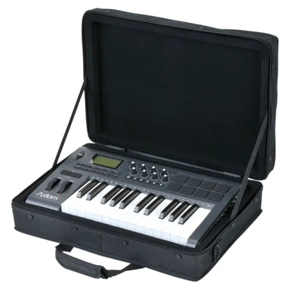 SKB 19”x13” DJ Controller & Small MIDI Keyboard Soft Case Padded Bag, Black