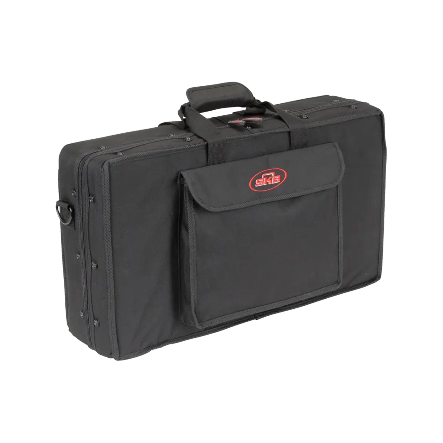 SKB 21”x 11” DJ Foot Controller Small MIDI Keyboard Soft Case Padded Bag, Black