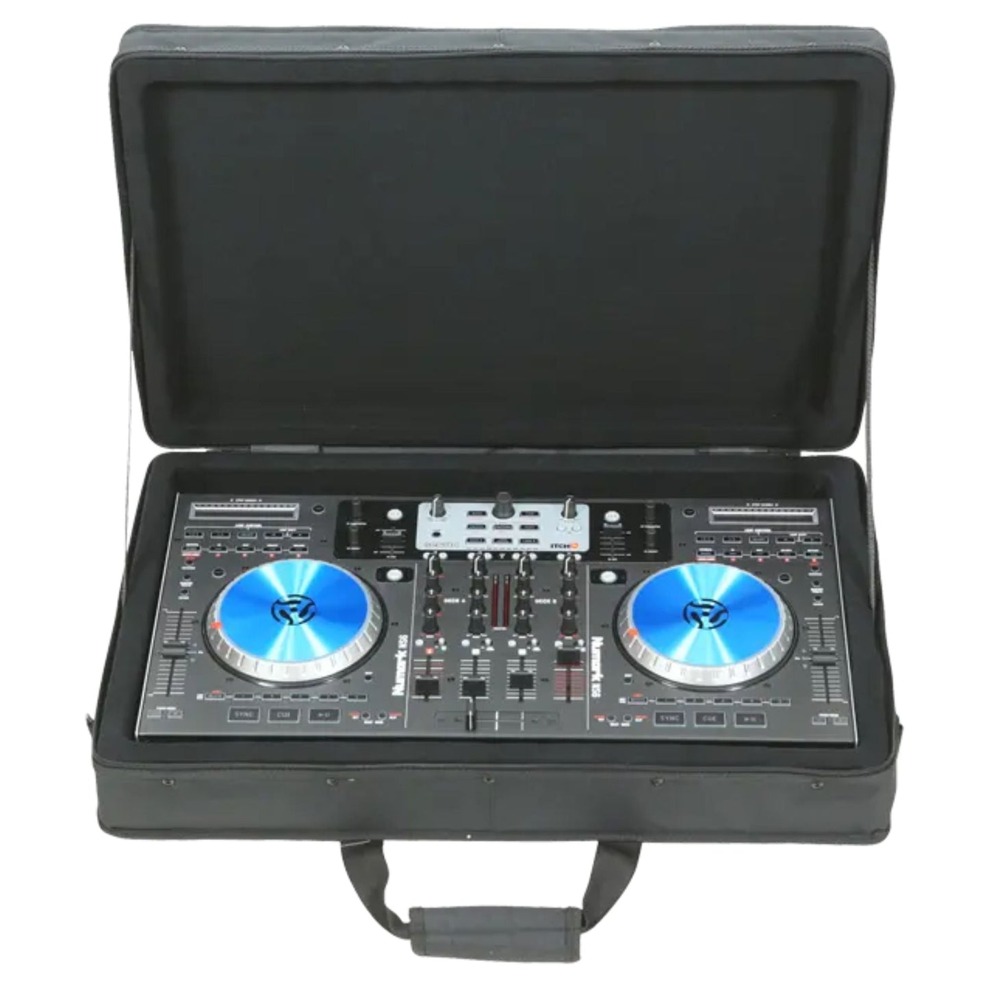 SKB 24”x14” DJ Controller & Small MIDI Keyboard Soft Case Padded Bag, Black