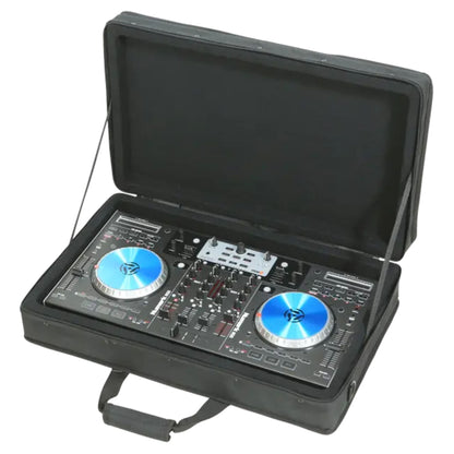 SKB 24”x14” DJ Controller & Small MIDI Keyboard Soft Case Padded Bag, Black
