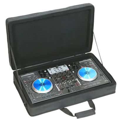 SKB 24”x14” DJ Controller & Small MIDI Keyboard Soft Case Padded Bag, Black