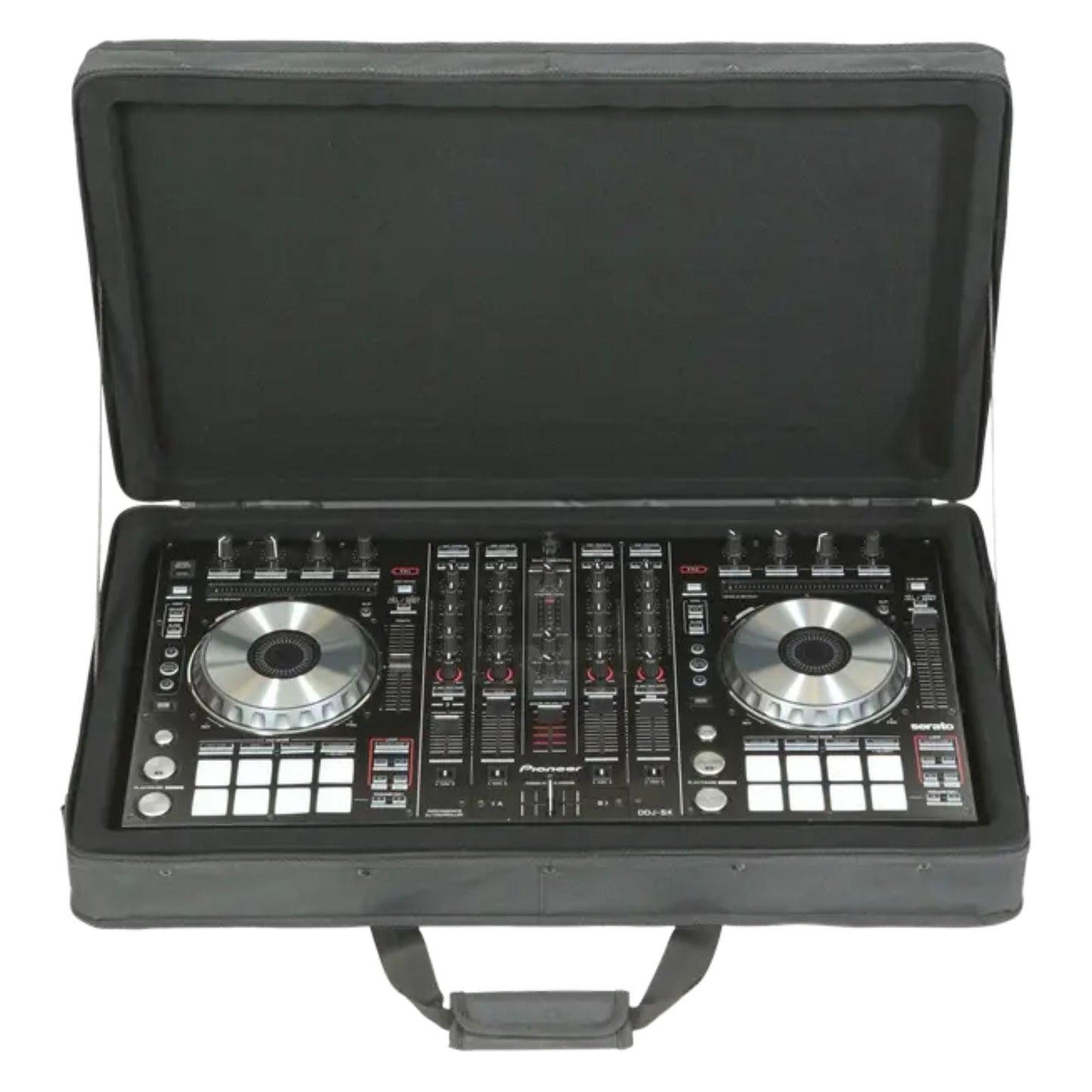 SKB 27”x14” DJ Controller & Small MIDI Keyboard Soft Case Padded Bag, Black