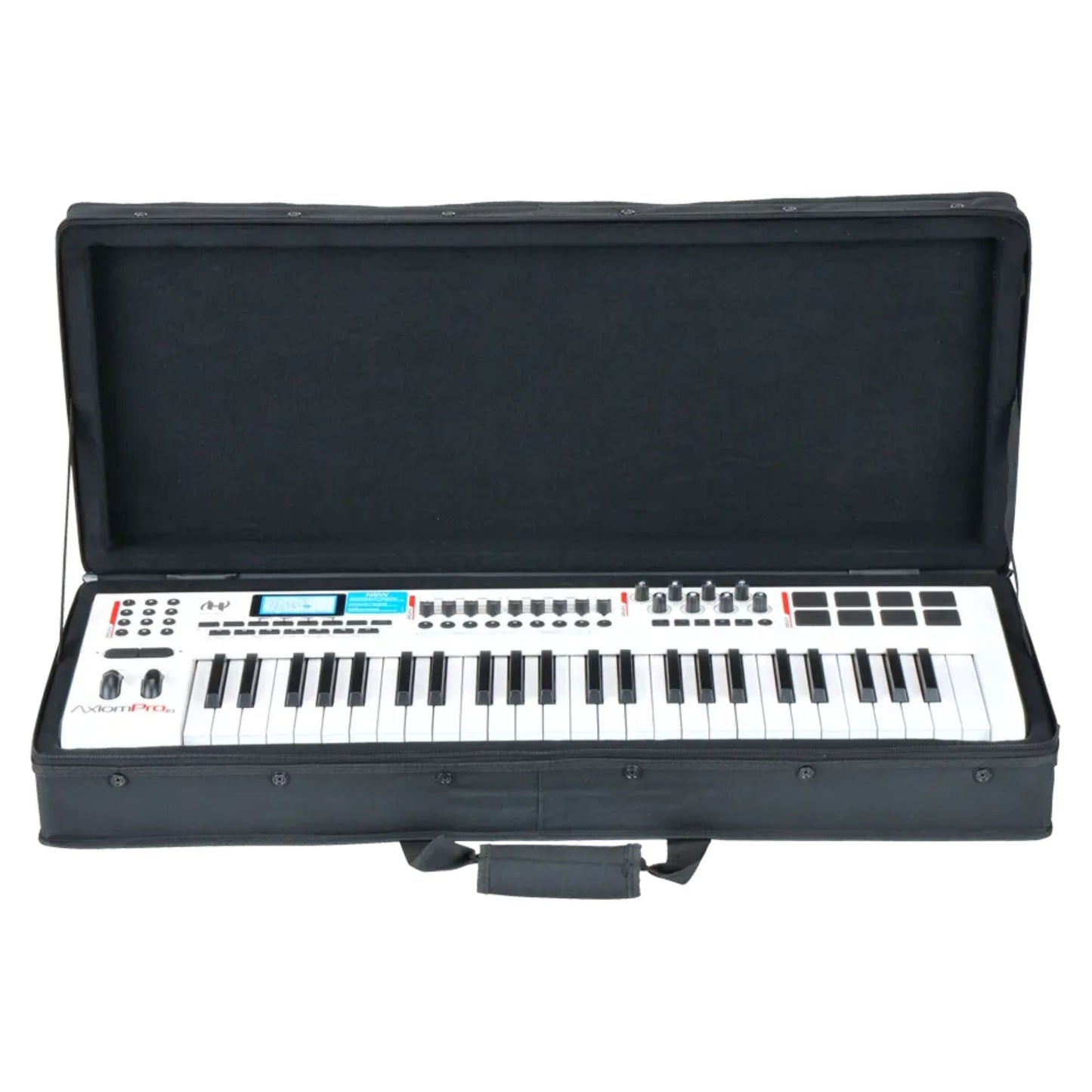 SKB 32”x12” DJ Controller & Small MIDI Keyboard Soft Case Padded Bag, Black