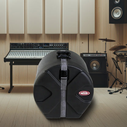SKB 11" x 13" Tom Case with Padded Interior and D-Shaped Drum Design, Black