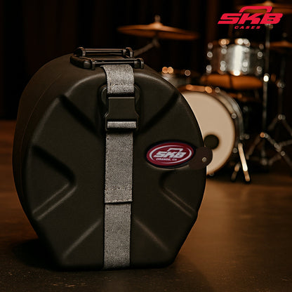 SKB 4" x 14" Snare Case with Padded Interior and D-Shaped Drum Design
