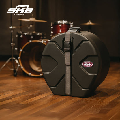 SKB 5.5" x 14" Snare Case with Padded Interior and D-Shaped Drum Design